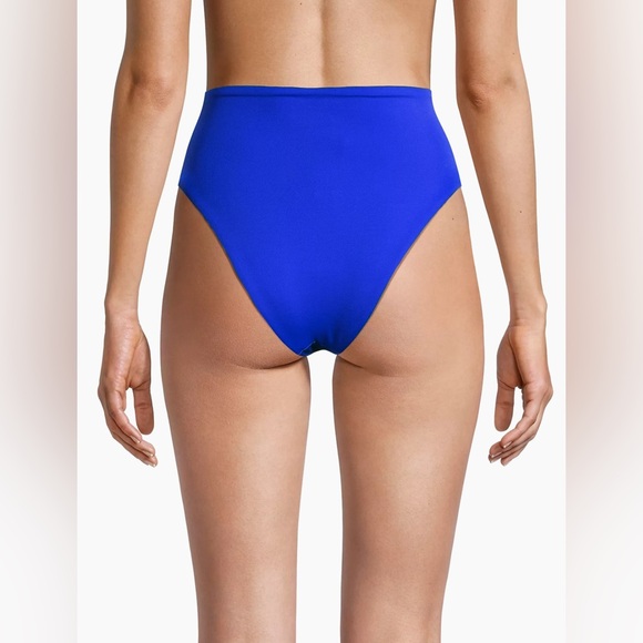 Agua Bendita Lily High-Rise Bikini Bottoms in Blue 110$ - Picture 7 of 10
